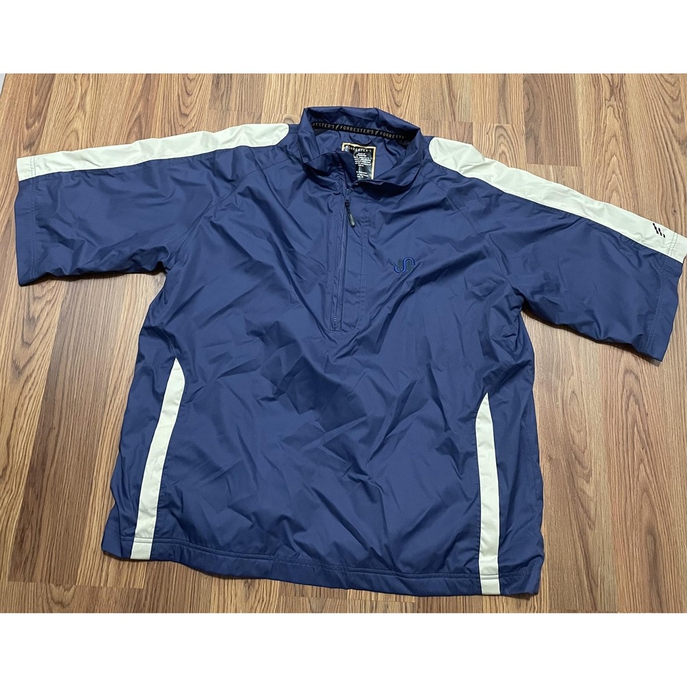 Stormtex Windbreaker Mens Extra Large Forrester's Waterproof Golf Blue
